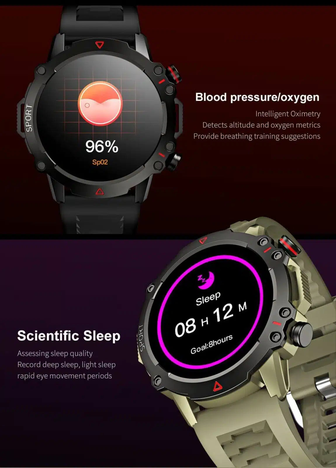 TF-10 Pro AMOLED Display Smartwatch - TikTec